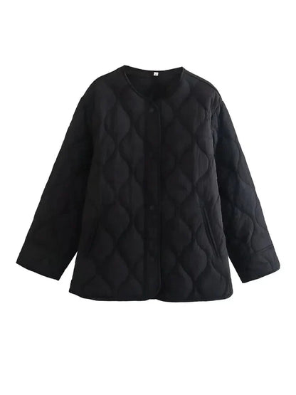 Women Quilted Oversized Jacket | Eden