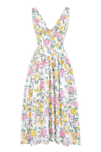 Floral Midi Dress | Calliope