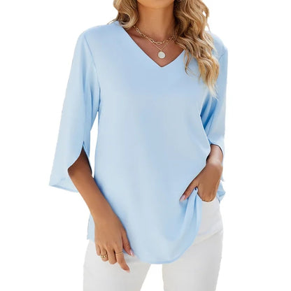 Claire | V-Neck Elegant Blouse