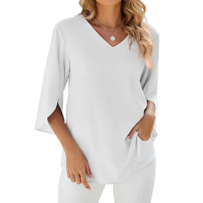 Claire | V-Neck Elegant Blouse