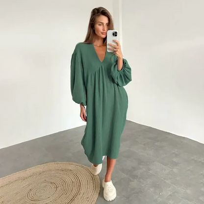 Noa Puffy Sleeve Dress - Elegante zoete pofjurk voor elke gelegenheid