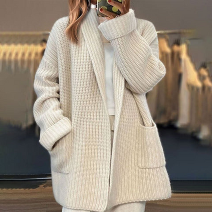 Women Long Knitted Cardigan | Janina