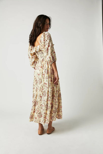 Vintage Floral Maxi Dress | Abigail