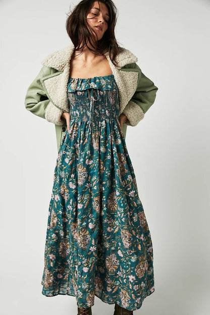 Vintage Floral Maxi Dress | Abigail