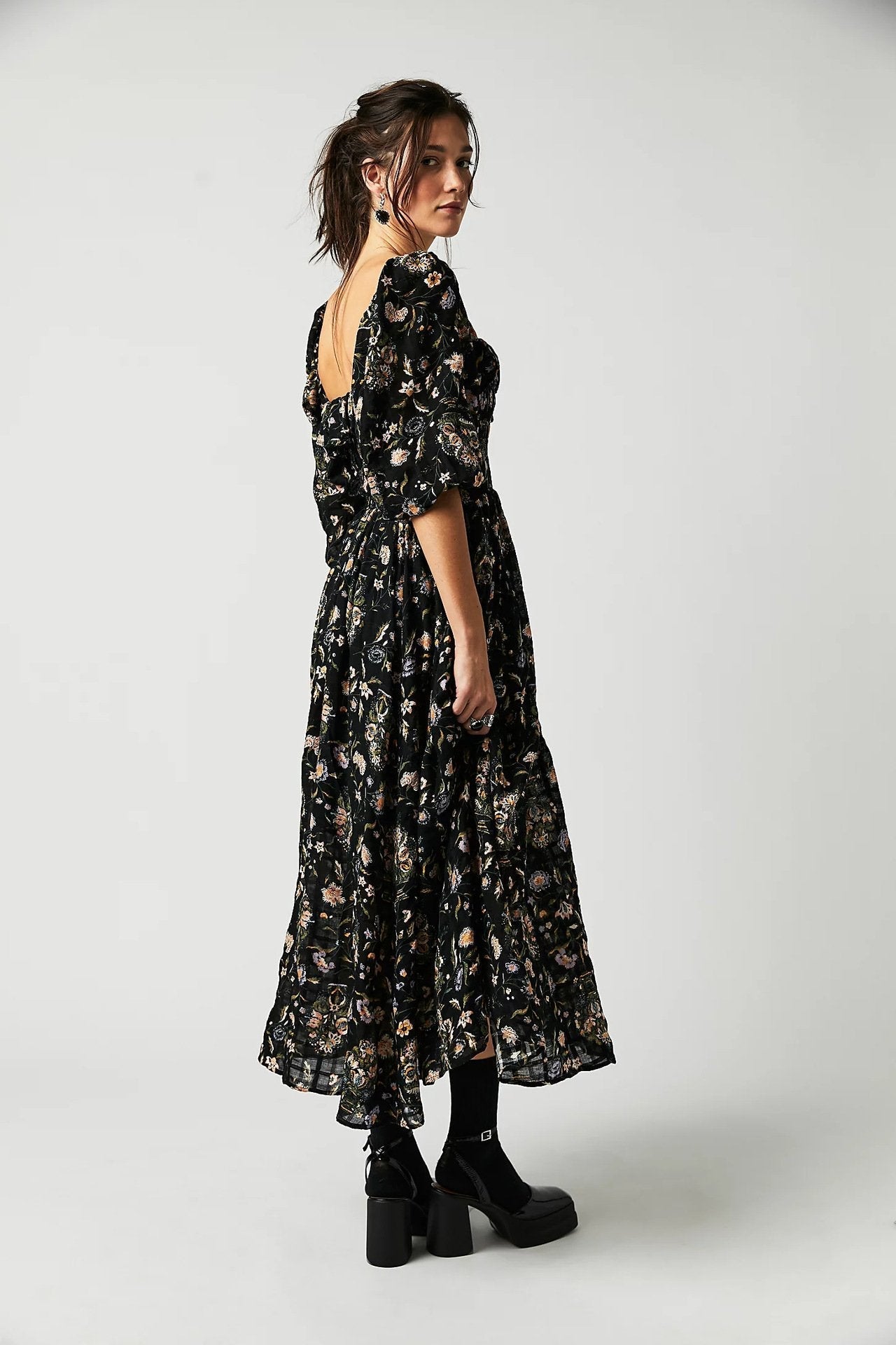 Vintage Floral Maxi Dress | Abigail