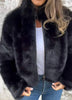 Women Plush Faux Fur Jacket | Lirienne