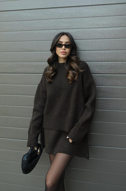 Chic Sweater & Skirt Set | Giselle