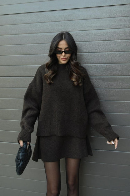 Chic Sweater & Skirt Set | Giselle