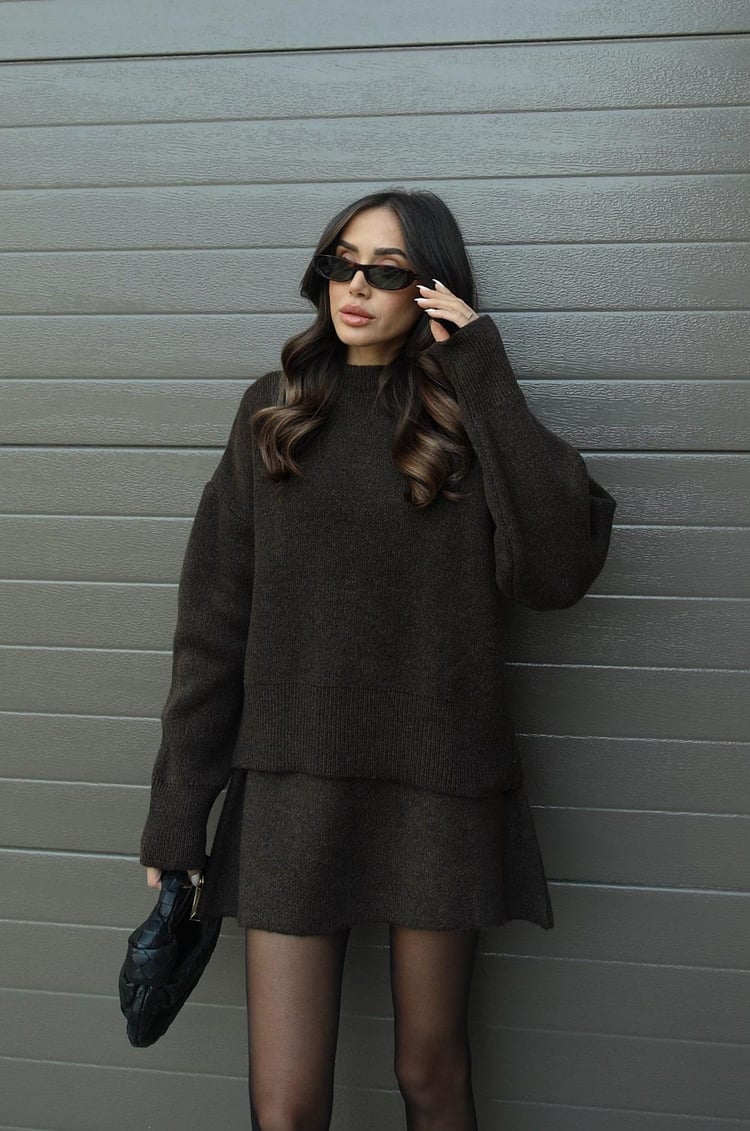 Chic Sweater & Skirt Set | Giselle