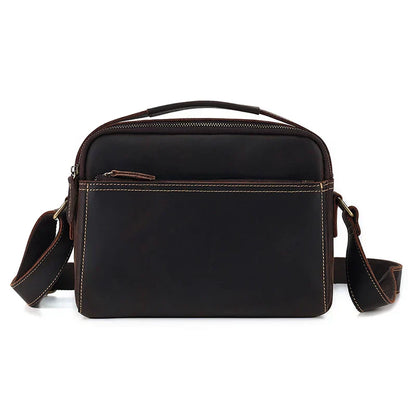 Men Classic Leather Crossbody Bag | Bram