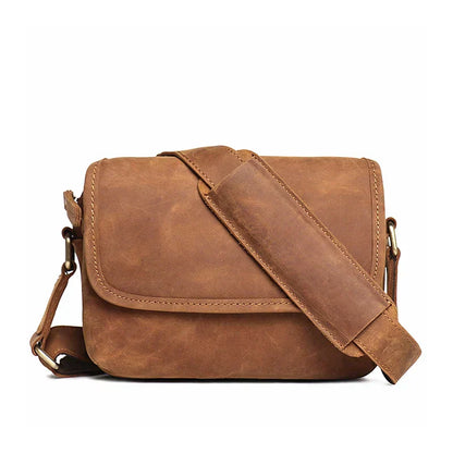 Men Vintage Leather Messenger Bag | Romeo
