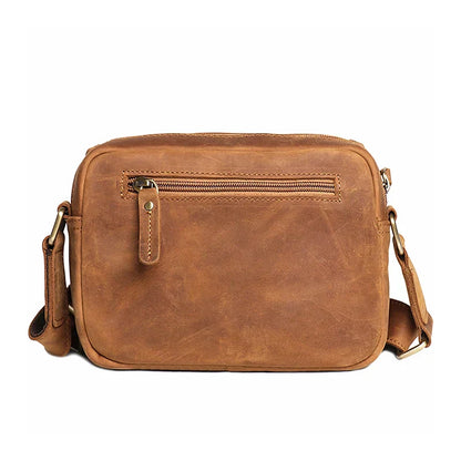 Men Vintage Leather Messenger Bag | Romeo