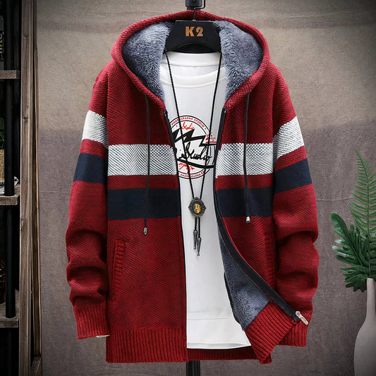 Luxurious Wool Autumn Hoodie for Men | Foxley