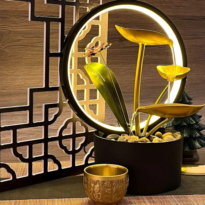 Home Table Lamp Waterfall LED | Serenity-3