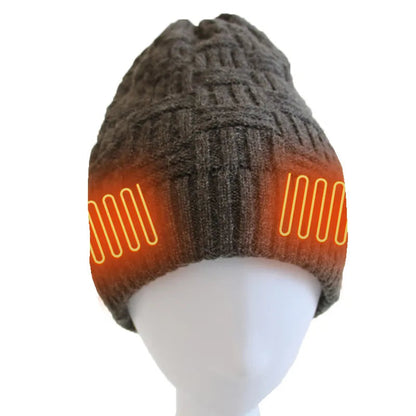 Men Rechargeable Heated Beanie | Kenneth