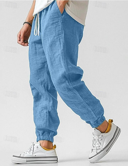 Men Breathable Linen Summer Pants | Mitchell