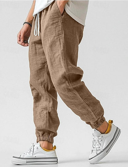 Men Breathable Linen Summer Pants | Mitchell