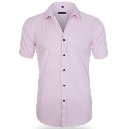 Men Chic Business Short-Sleeve Shirt | Javy