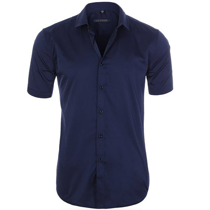 Men Chic Business Short-Sleeve Shirt | Javy