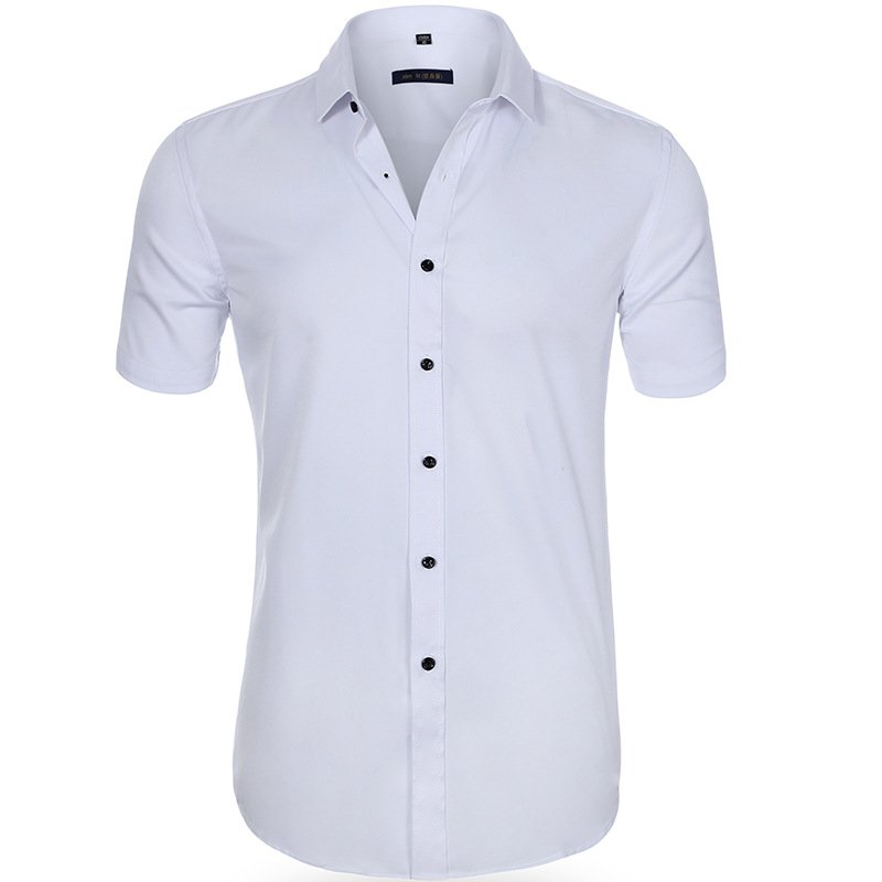 Men Chic Business Short-Sleeve Shirt | Javy