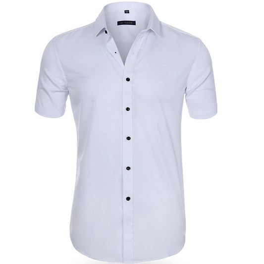 Men Chic Business Short-Sleeve Shirt | Javy