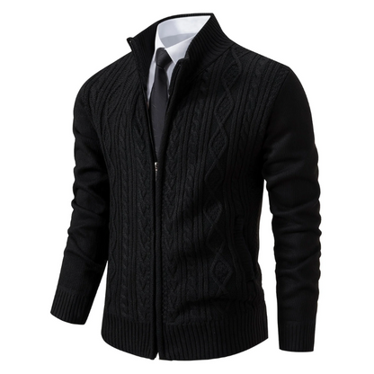 Men's Classic Knitted Autumn Cardigan | Tarquin