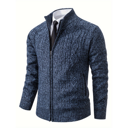 Men's Classic Knitted Autumn Cardigan | Tarquin