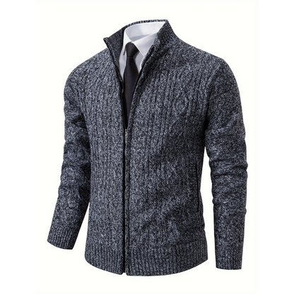 Men's Classic Knitted Autumn Cardigan | Tarquin