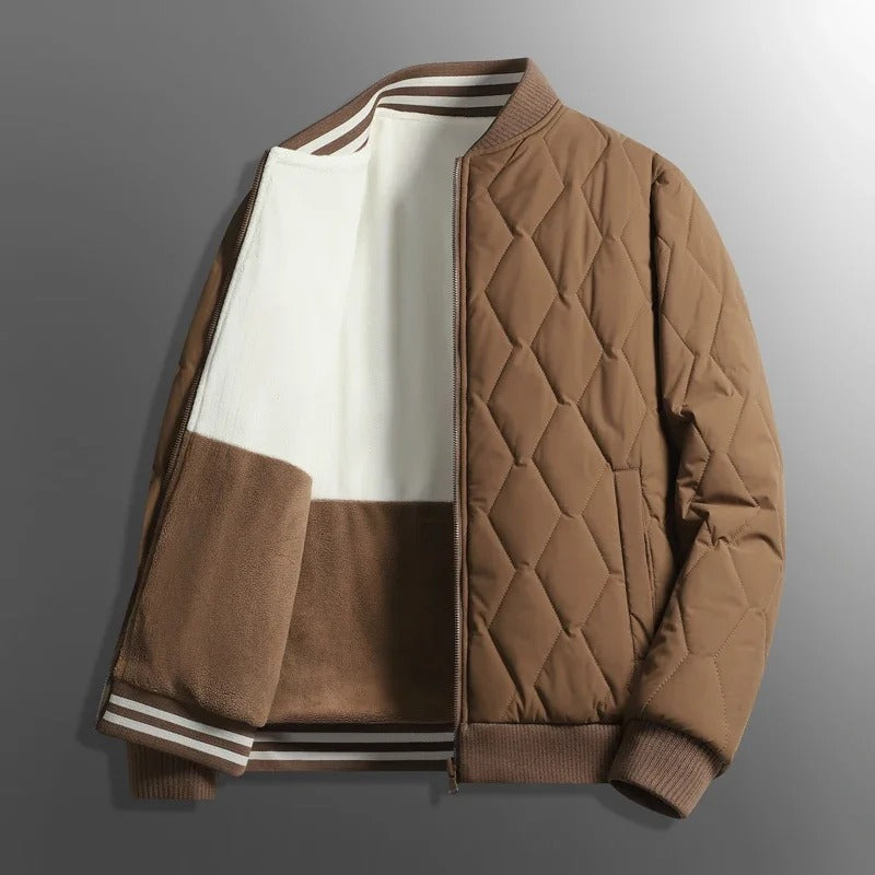 Reversible Quilted Bomber Jacket | Jax