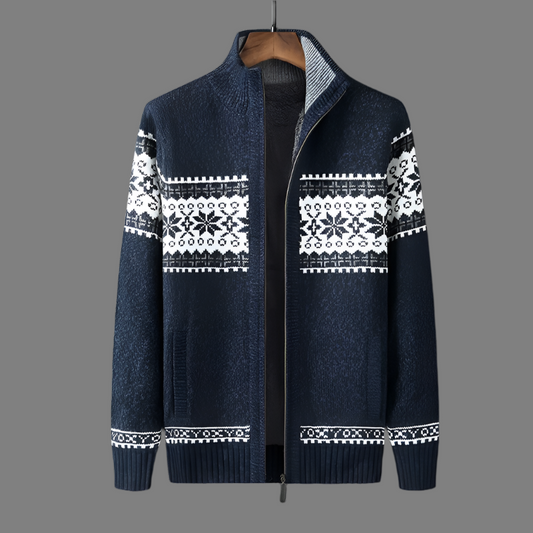 Modern & soft knitted men's cardigan | Eldrige