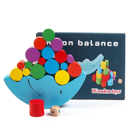 Kids Wooden Balancing Game Multicolor | Moon Adventure-1