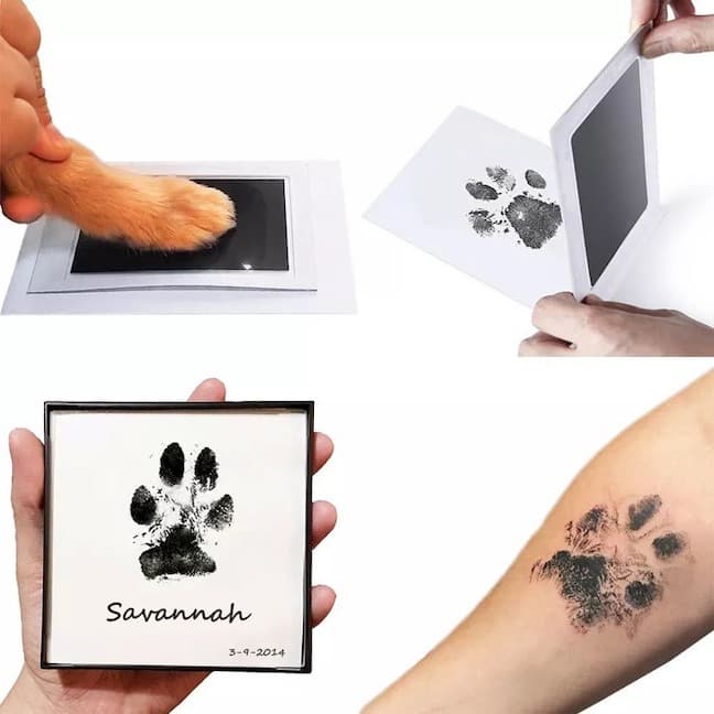 Pet Memory Stamp Pad Non-Toxic | Paw Print Keepsake-2