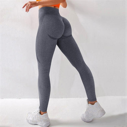 Women Gym Leggings Black Spandex Polyester | Hera-2