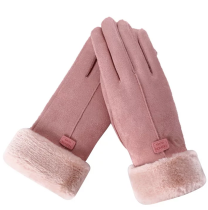 Women Elegant Faux Fur Winter Gloves | Marie