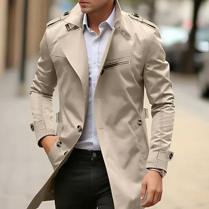 Max | Elegant Casual Trench Coat for Men