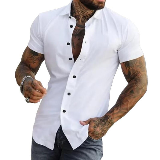 Sleek Short Sleeve Men's Shirt | Bernard