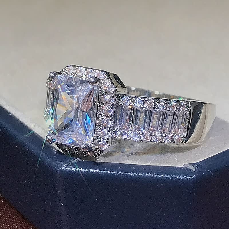 Women Diamond Ring Silver | Elegance-2