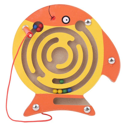 Educational Toy Wooden Magnetic Maze Game | Adventure-4