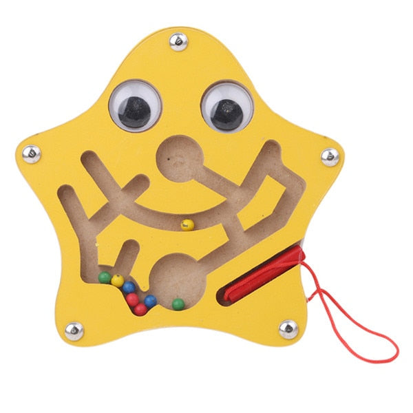 Educational Toy Wooden Magnetic Maze Game | Adventure-5