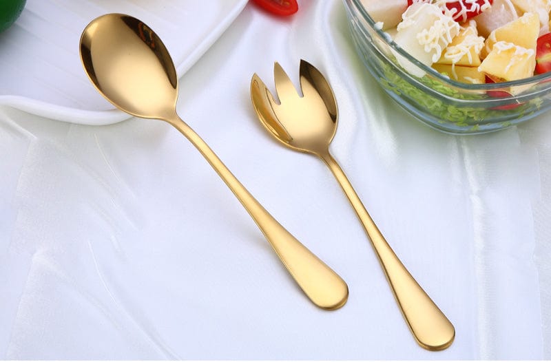 Stainless Steel Salad Serving Spoon – Polished Finish