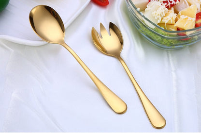 Stainless Steel Salad Serving Spoon – Polished Finish