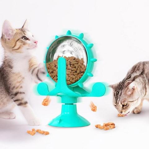 Pet Slow Feeder Toy Green Natural Plastic | WagWheel-2