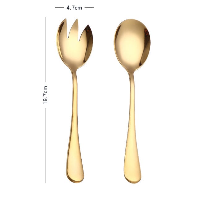 Stainless Steel Salad Serving Spoon – Polished Finish