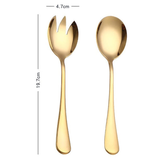 Stainless Steel Salad Serving Spoon – Polished Finish