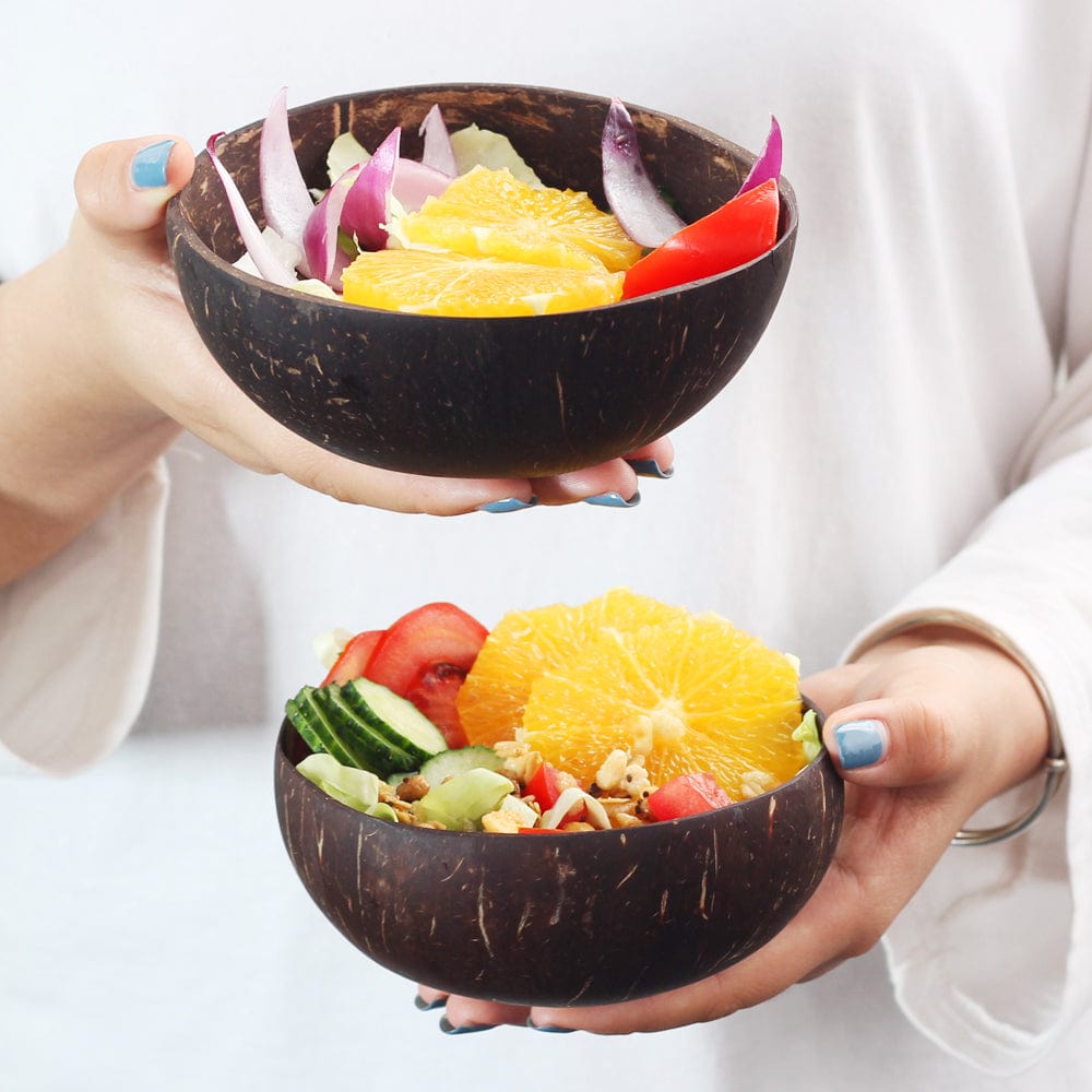 Natural Coconut Shell Bowls – Handcrafted Tableware