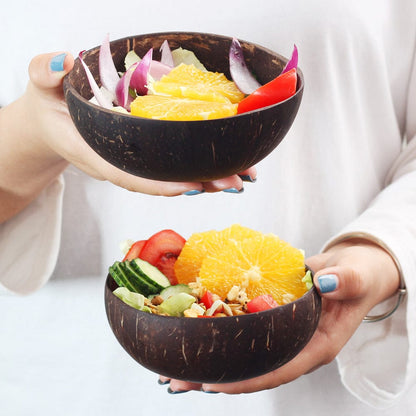 Natural Coconut Shell Bowls – Handcrafted Tableware