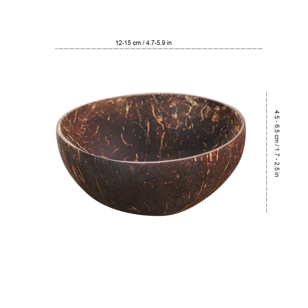 Natural Coconut Shell Bowls – Handcrafted Tableware