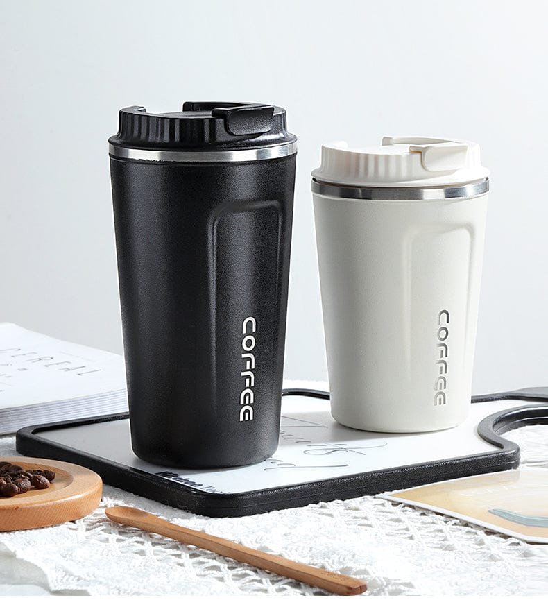 Double-Walled Reusable Stainless Steel Coffee Cup