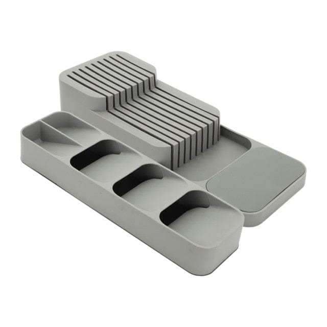 Variant image for Cutlery Organizer Set | Kitchen Cutlery Tray with Knife Holder and Cutlery Drawer Inserts | Stylish Home Essentials-3