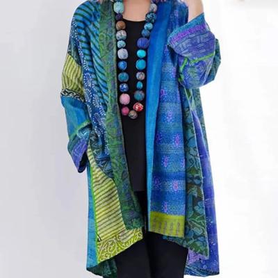 Women Patchwork Kimono Cardigan | Apen